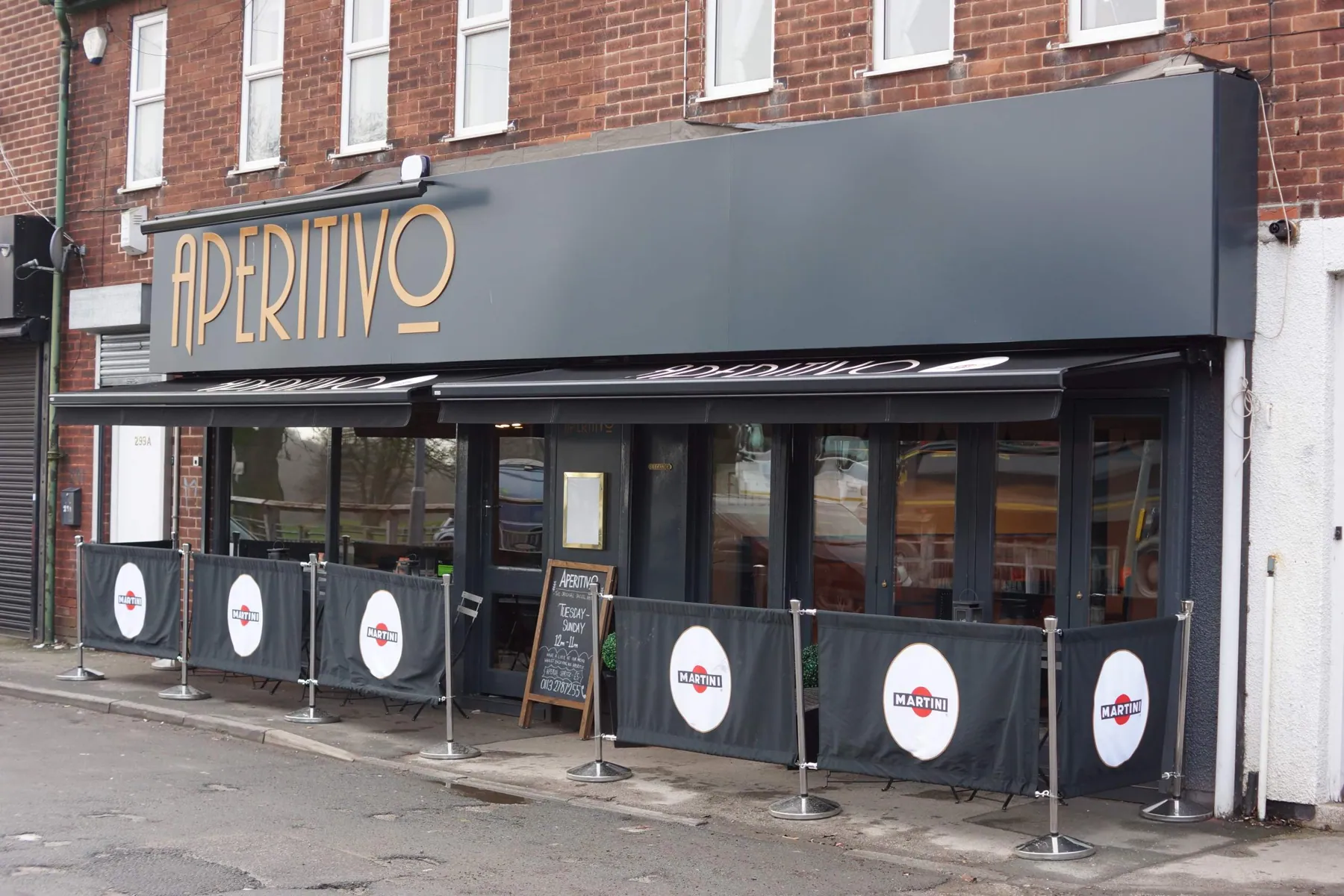 Apertivo Bistro Refurbishment, Leeds, completed