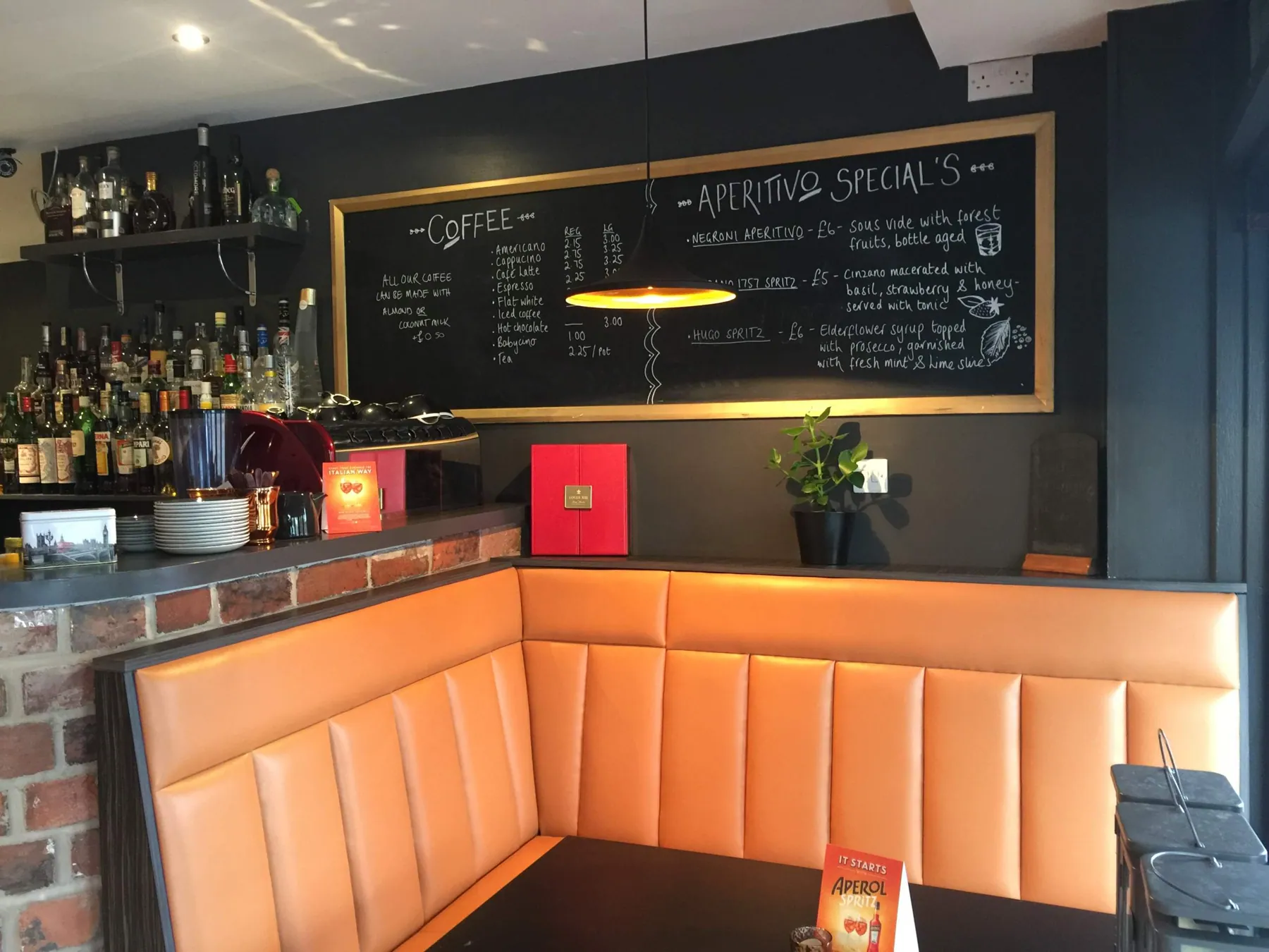 Apertivo Bistro Refurbishment, Leeds, completed
