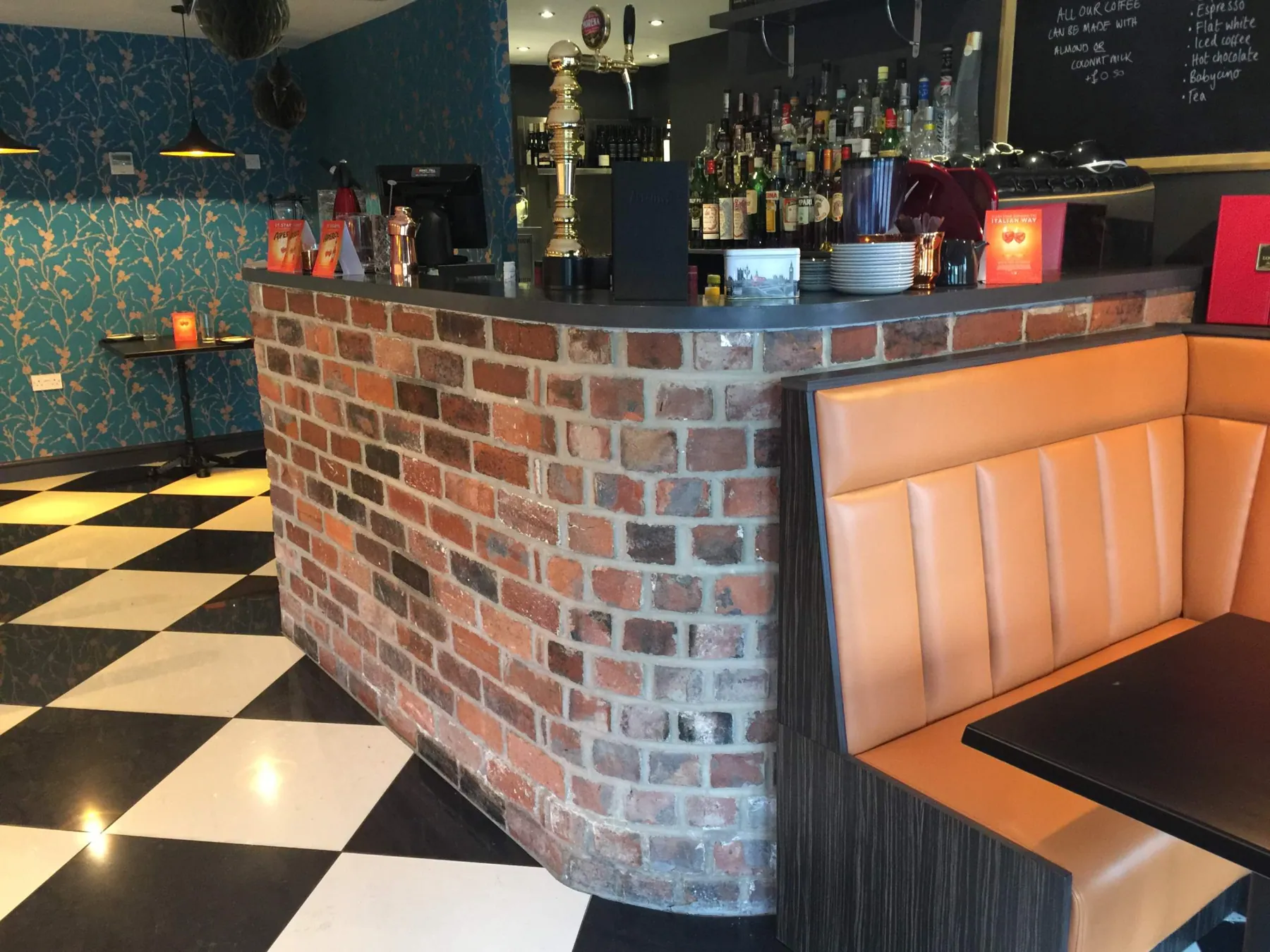 Apertivo Bistro Refurbishment, Leeds, completed