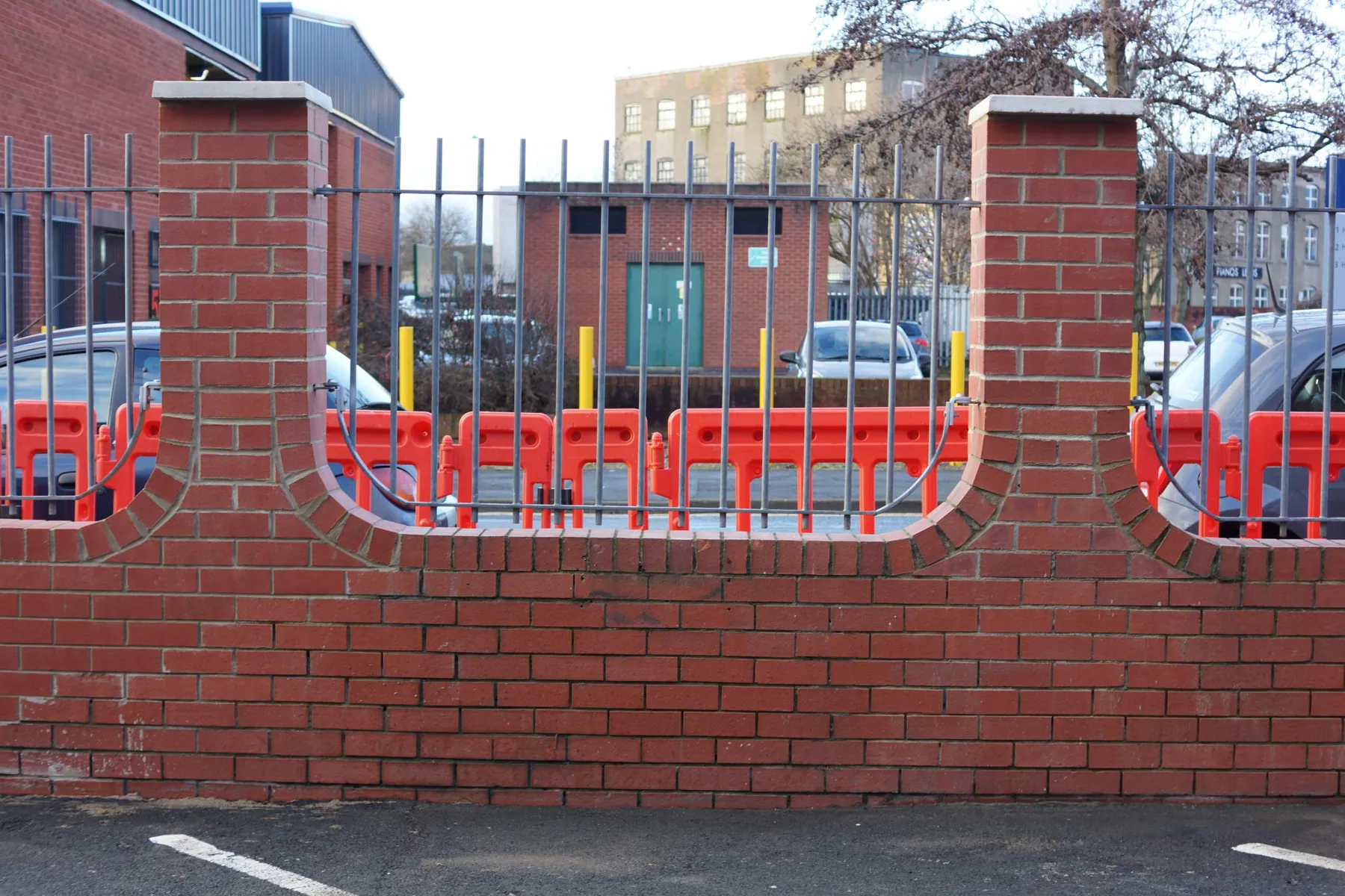 Boundary Wall Rebuild after Vehicle Impact, Holbeck, completed