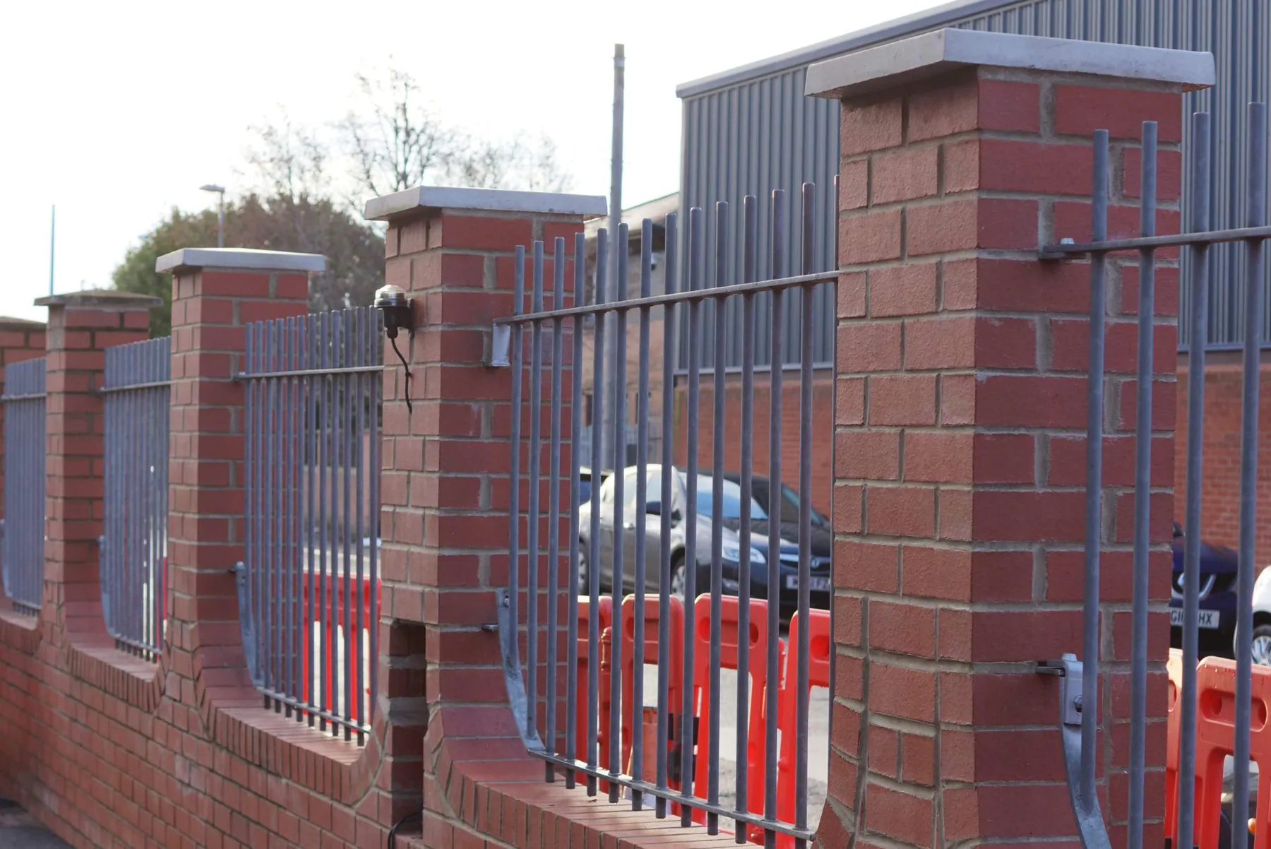 Boundary Wall Rebuild after Vehicle Impact, Holbeck, completed