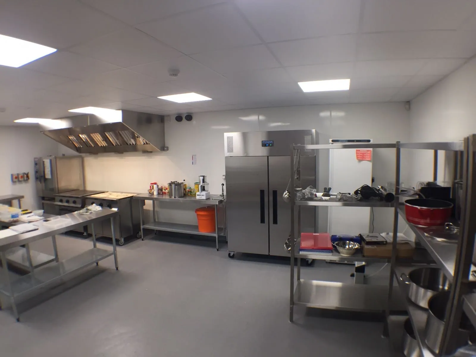 Canteen Kitchen Fit-Out, Wetherby, completed