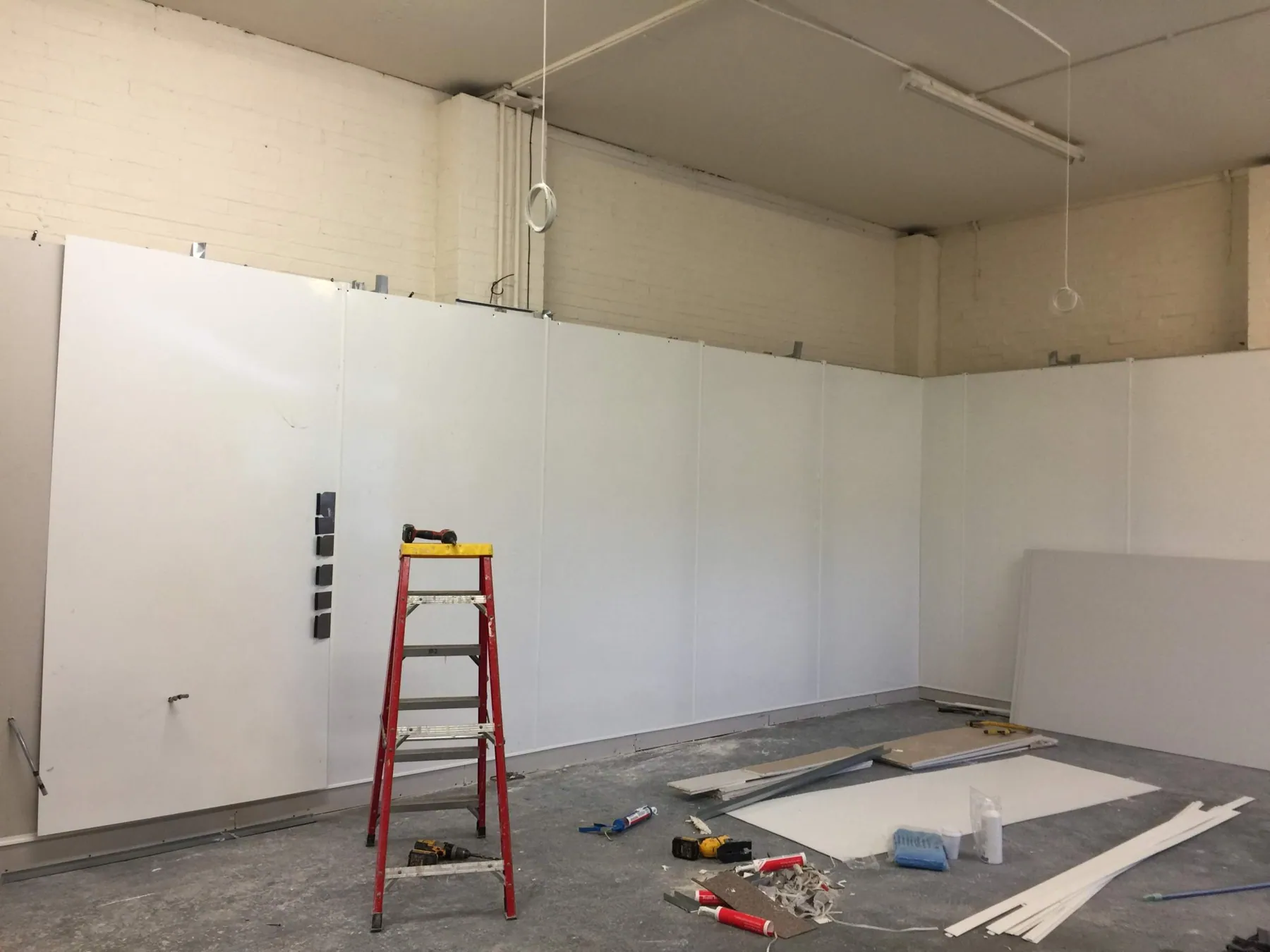 Canteen Kitchen Fit-Out, Wetherby, in progress