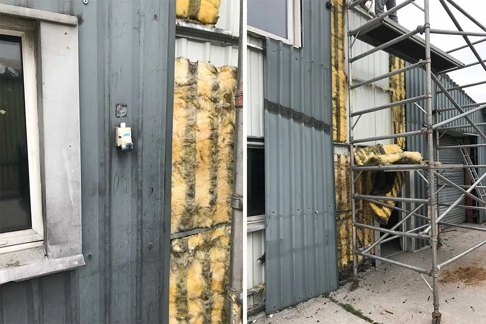 Commercial Unit Recladding, Kettlestring Lane, York, before