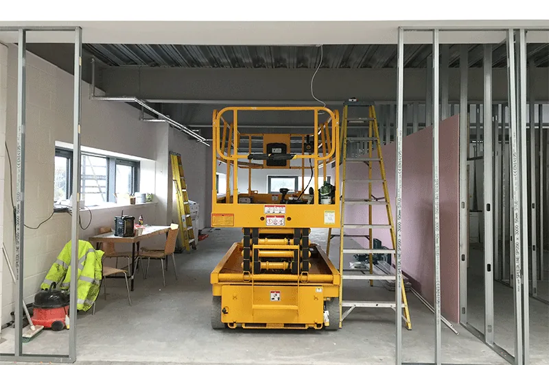 Connex 30 Office & Warehouse Fit-Out, Cross Green, Leeds, in progress