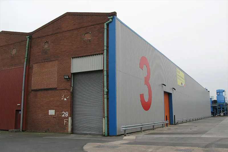 Industrial Refurbishment for DX, Haigh Park, Stourton, completed