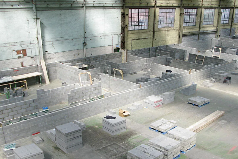Industrial Refurbishment for DX, Haigh Park, Stourton, in progress