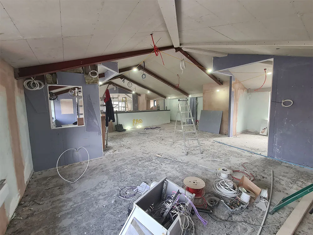 Grade A Office Refurbishment, Stourton, Leeds, in progress
