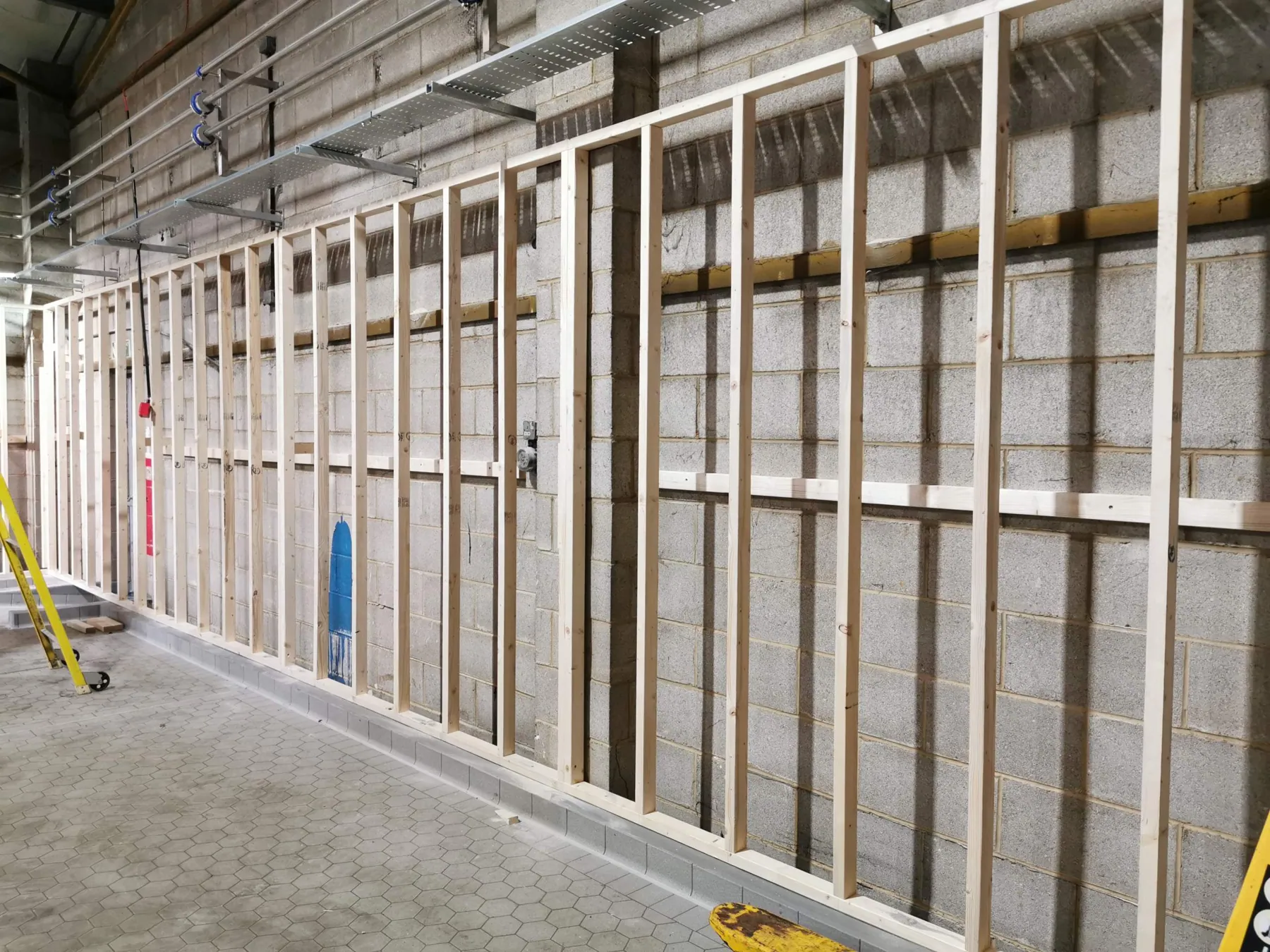 Hygienic Wall Cladding for a Brewery Production Area, Leeds, in progress