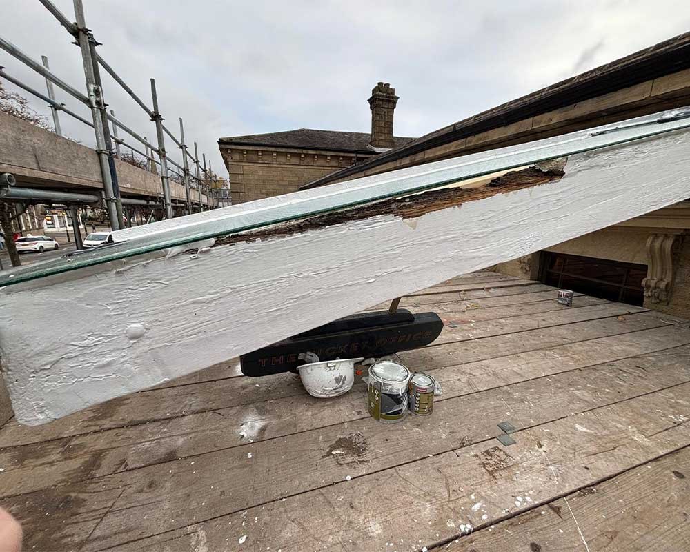 Ilkley Train Station, Canopy Restoration, before