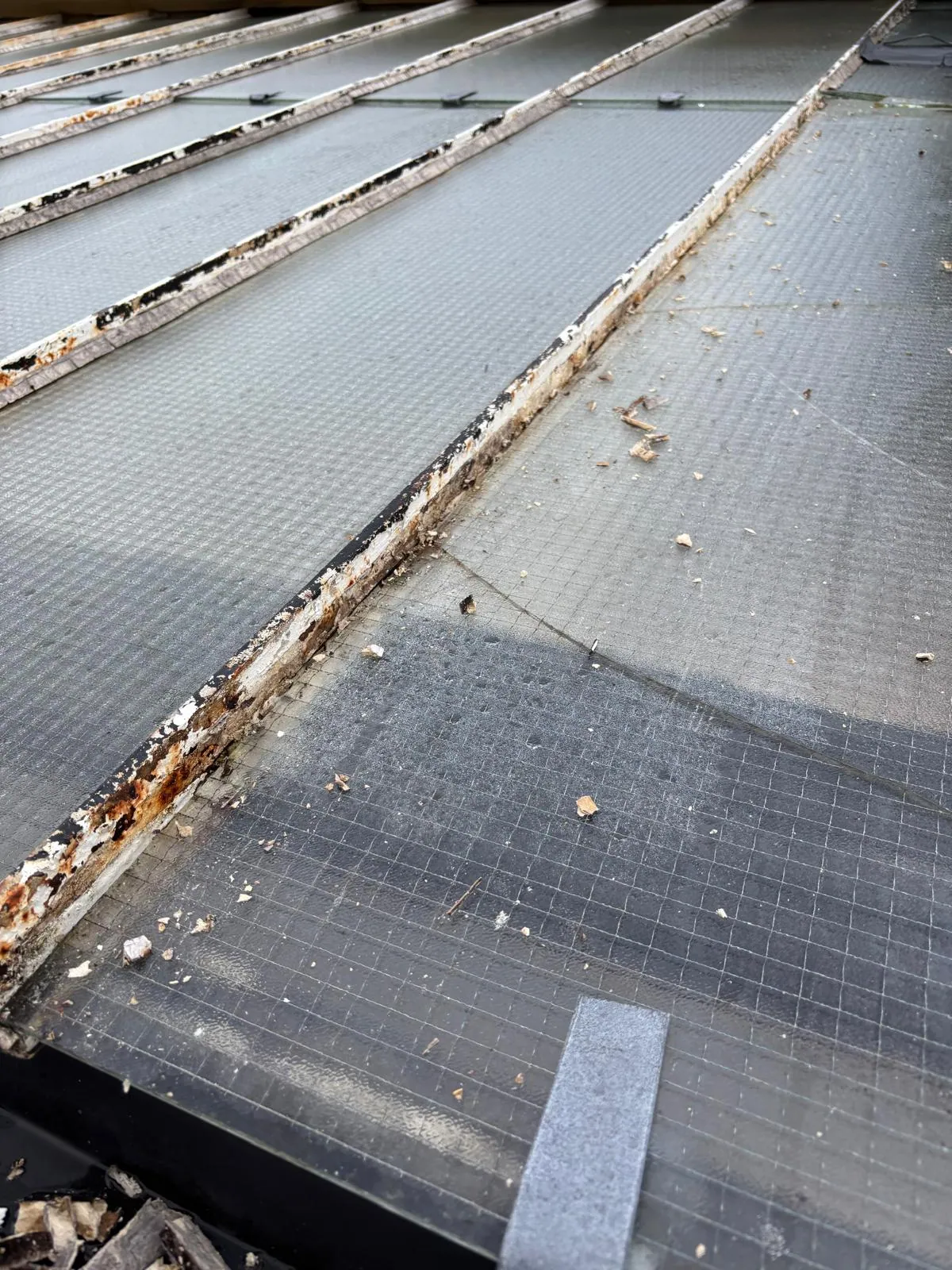 Ilkley Station Plaza, Glass Canopy Repair, in progress