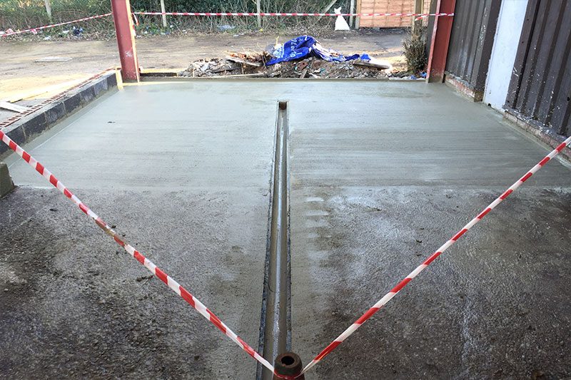 Land Rover Wakefield, Workshop Floor, in progress