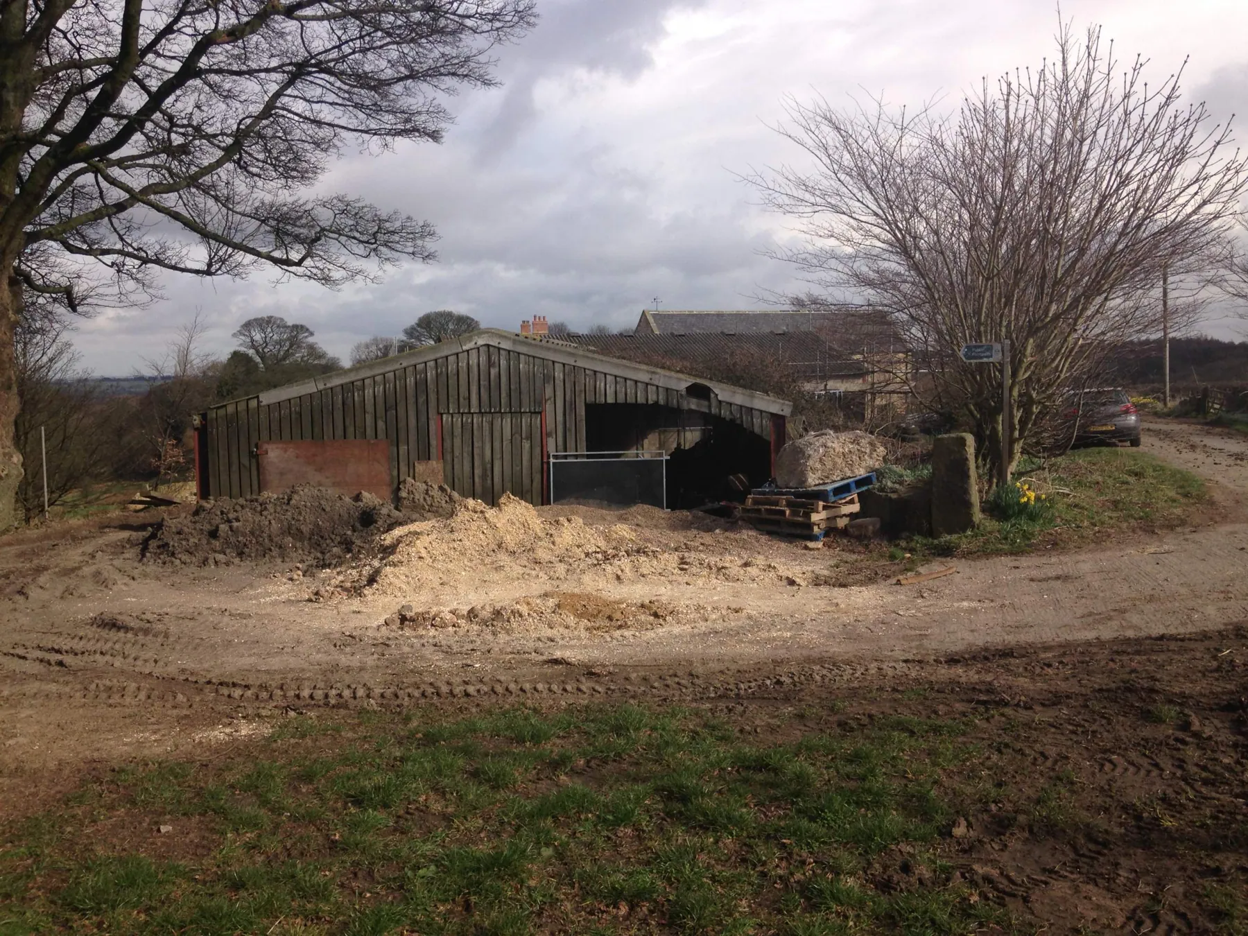 Large Garage Refurbishment for a Private Client, Barnsley, before