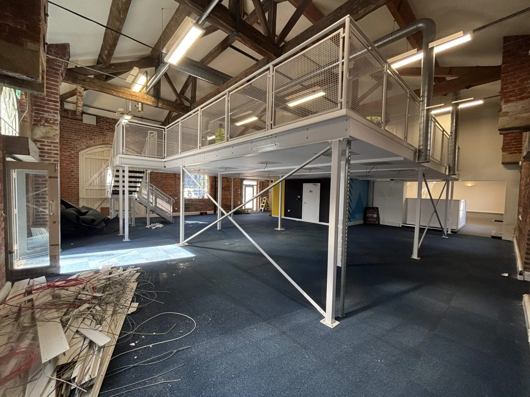 Mezzanine Removal and Unit Split, Armley, before