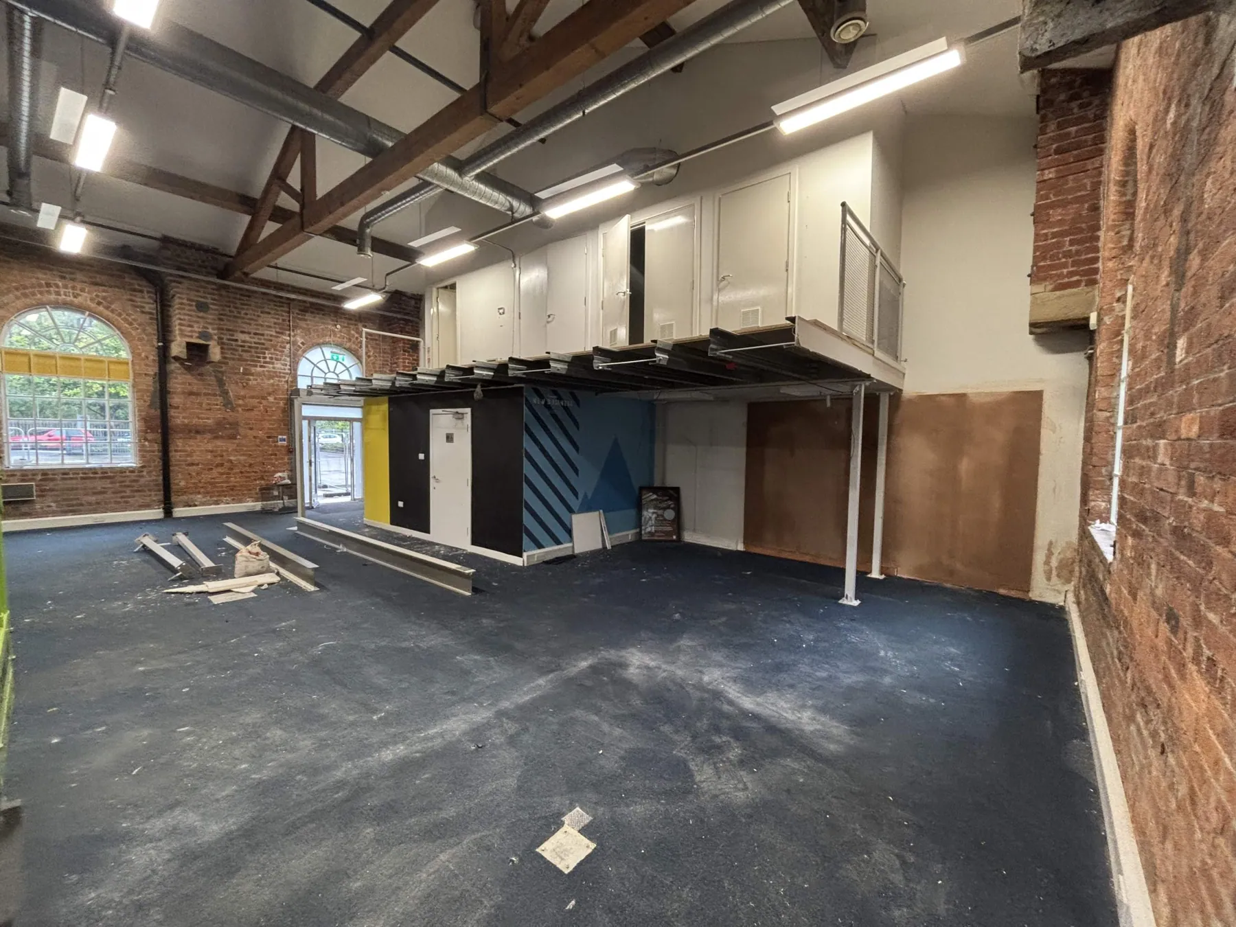 Mezzanine Removal and Unit Split, Armley, in progress