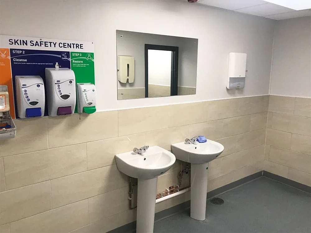Office, Canteen & Washroom Refurbishment, Sheffield, completed