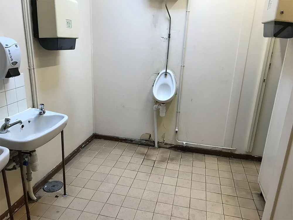 Office, Canteen & Washroom Refurbishment, Sheffield, before