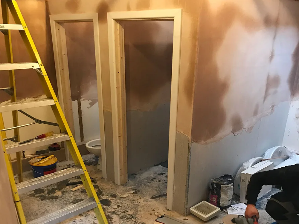 Office, Canteen & Washroom Refurbishment, Sheffield, before