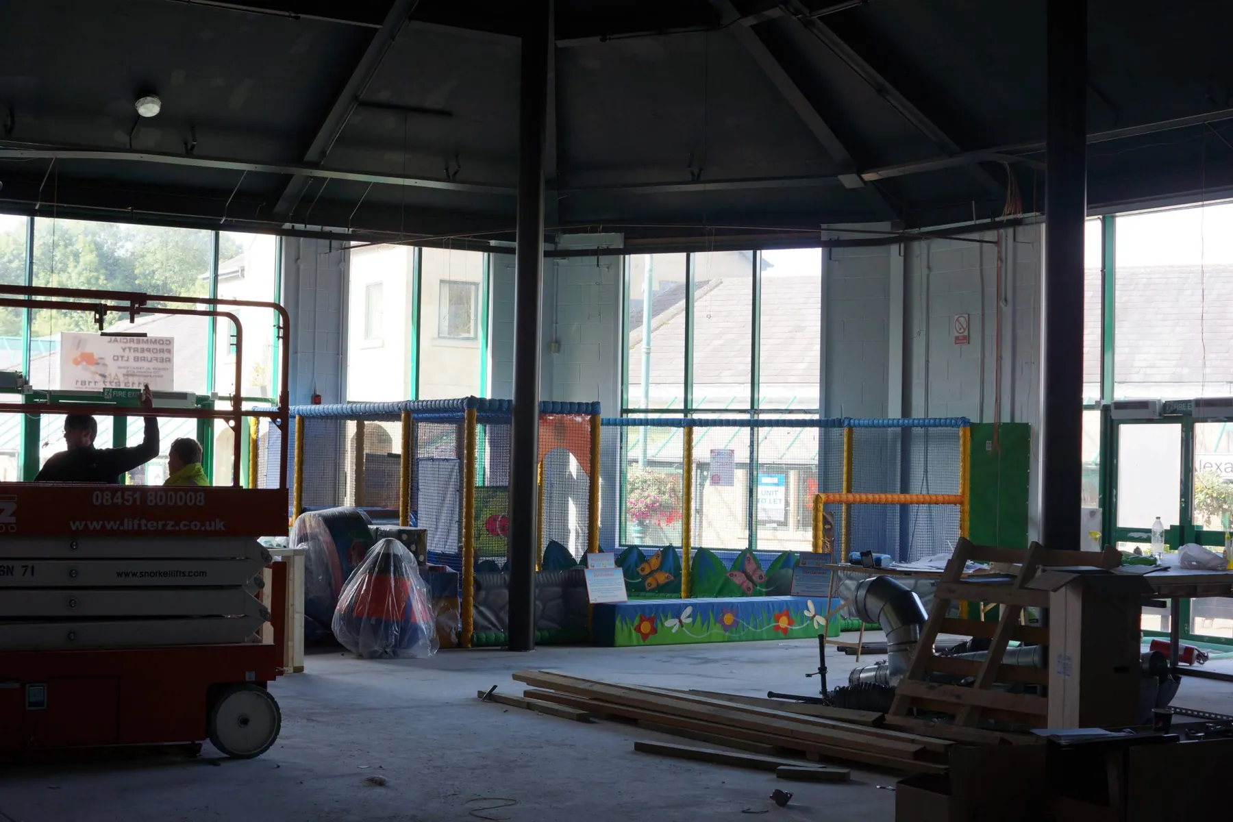 Landlord & Tenant Works, Peak Shopping Village, Derbyshire, in progress