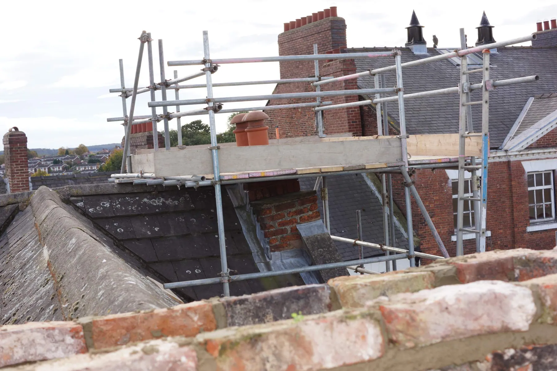Ropergate, Pontefract, Stone & Brick Restoration, in progress