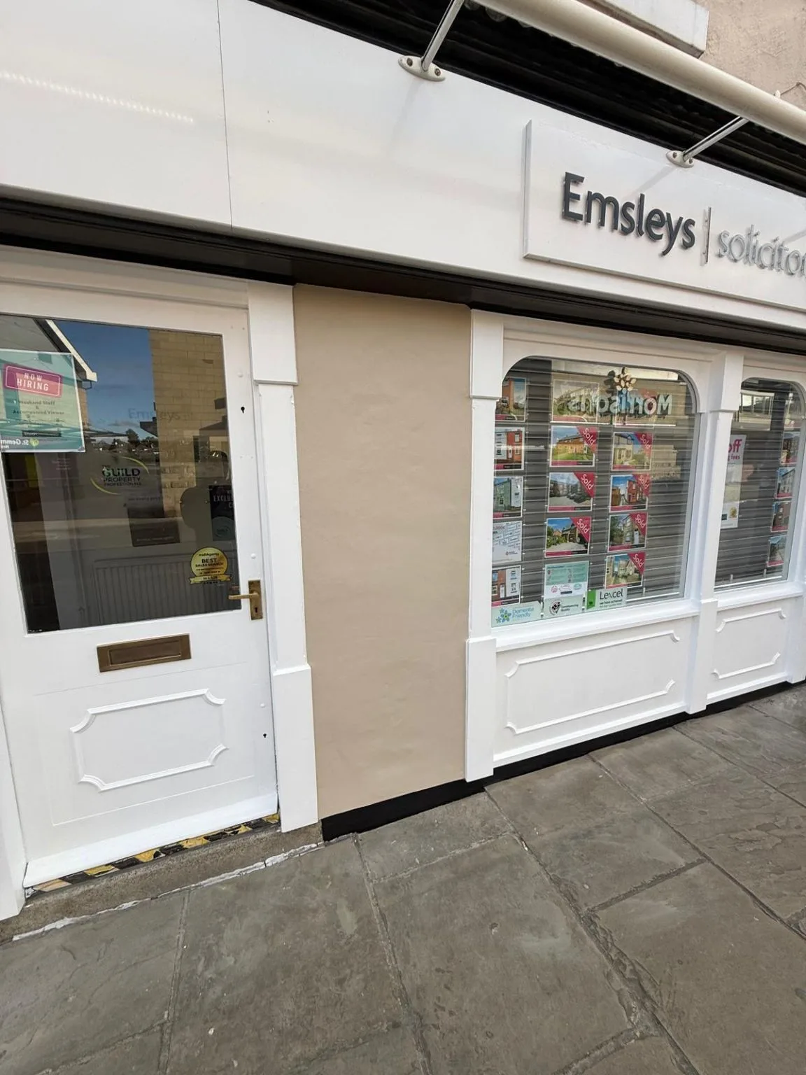 Shop Front Repair & Decoration, Rothwell, completed