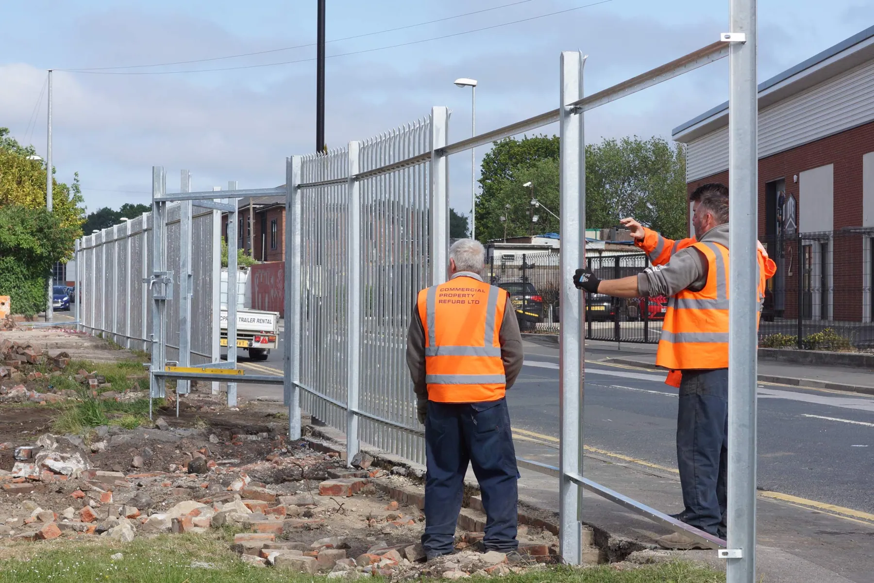 Site Clearance & Secure Controlled Parking, Holbeck, in progress