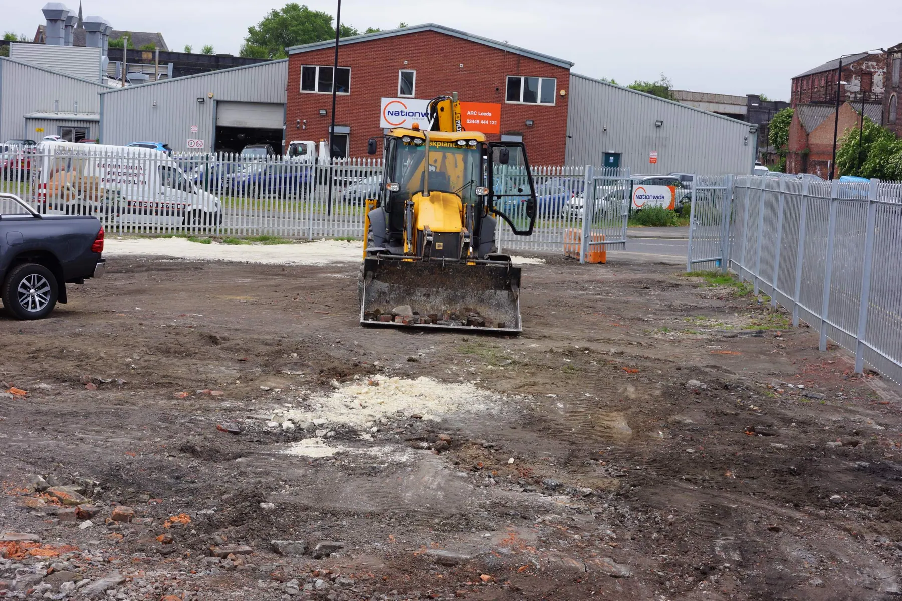 Site Clearance & Secure Controlled Parking, Holbeck, in progress
