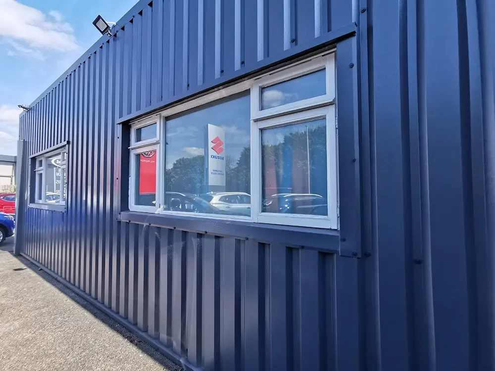Suzuki Dealership Overcladding, Hunslet, Leeds, completed
