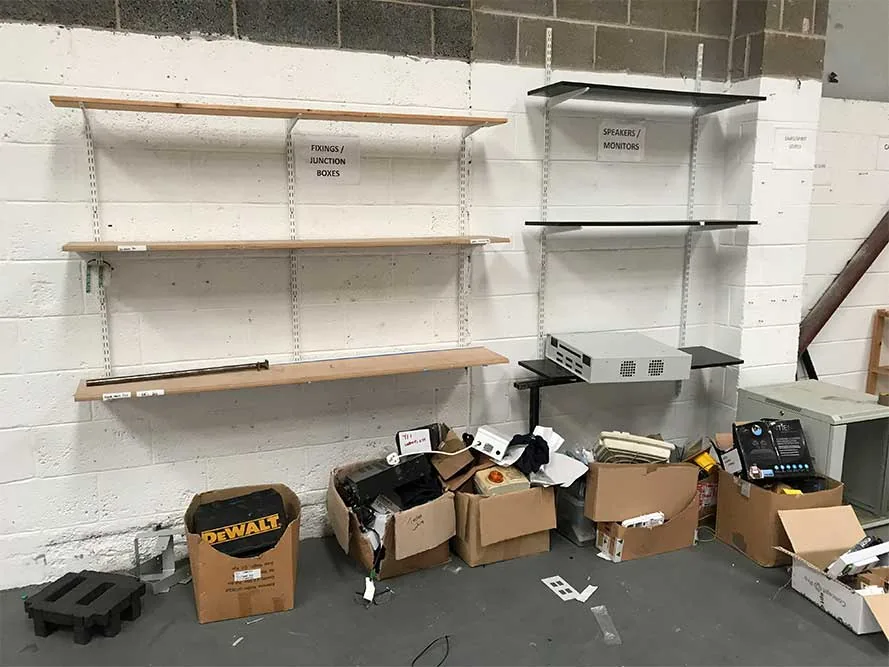 Warehouse Dilapidations & Reinstatement, Ossett, Wakefield, before