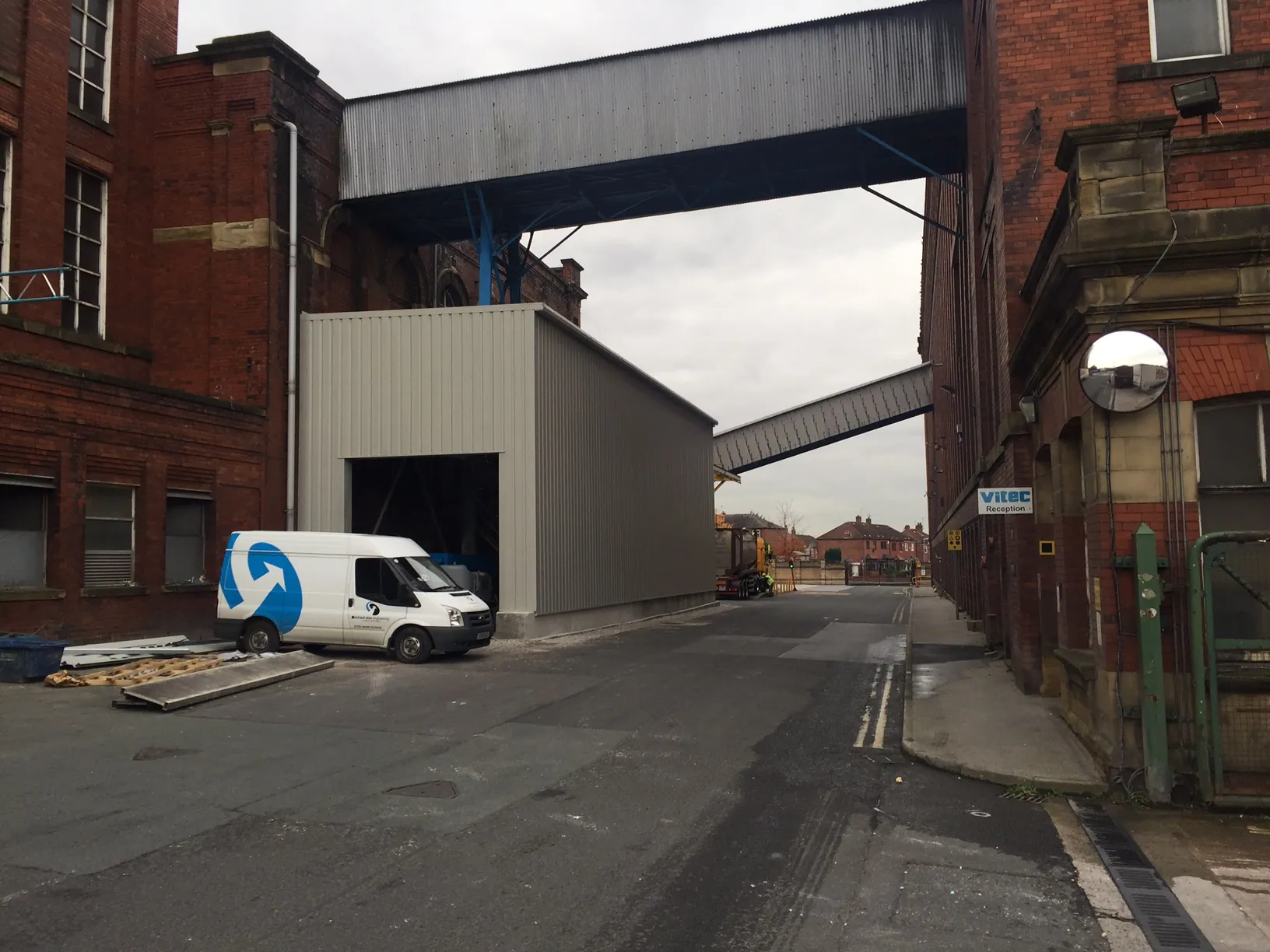 New-Build Warehouse Extension for Vitafoam, Manchester, completed