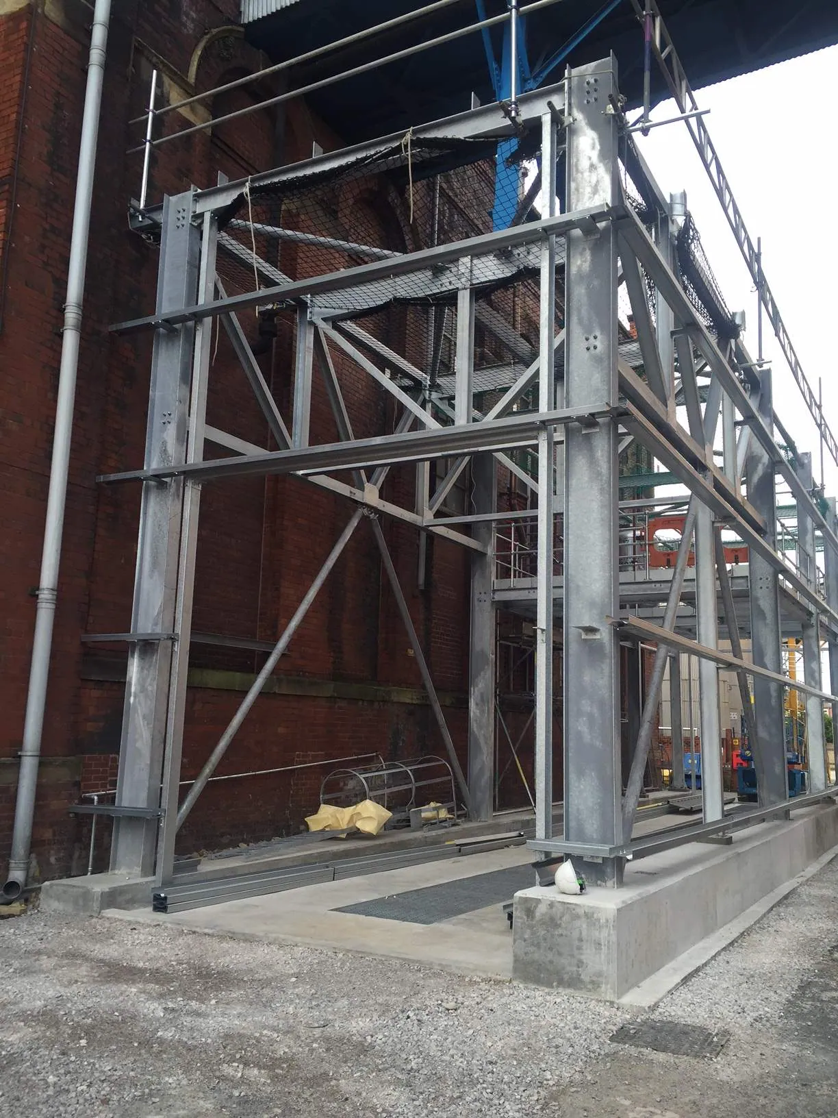 New-Build Warehouse Extension for Vitafoam, Manchester, in progress