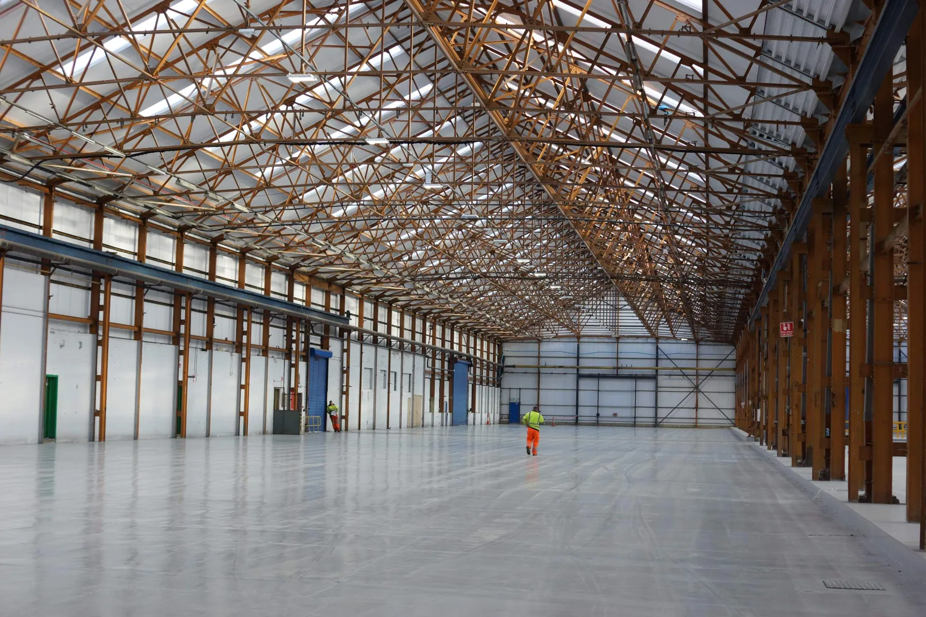 Warehouse Pit Infill and New Walls, Cross Green, completed