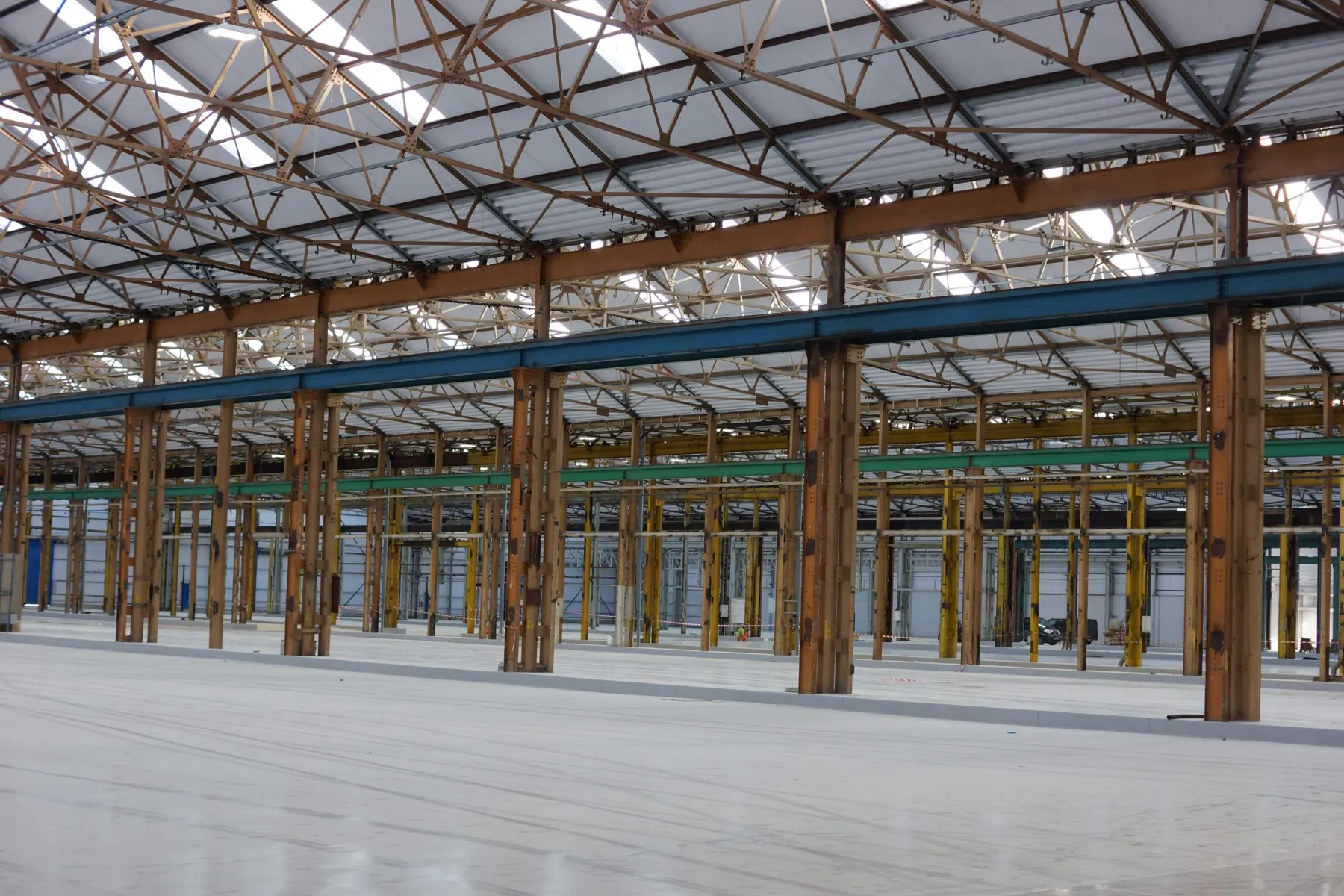 Warehouse Pit Infill and New Walls, Cross Green, completed