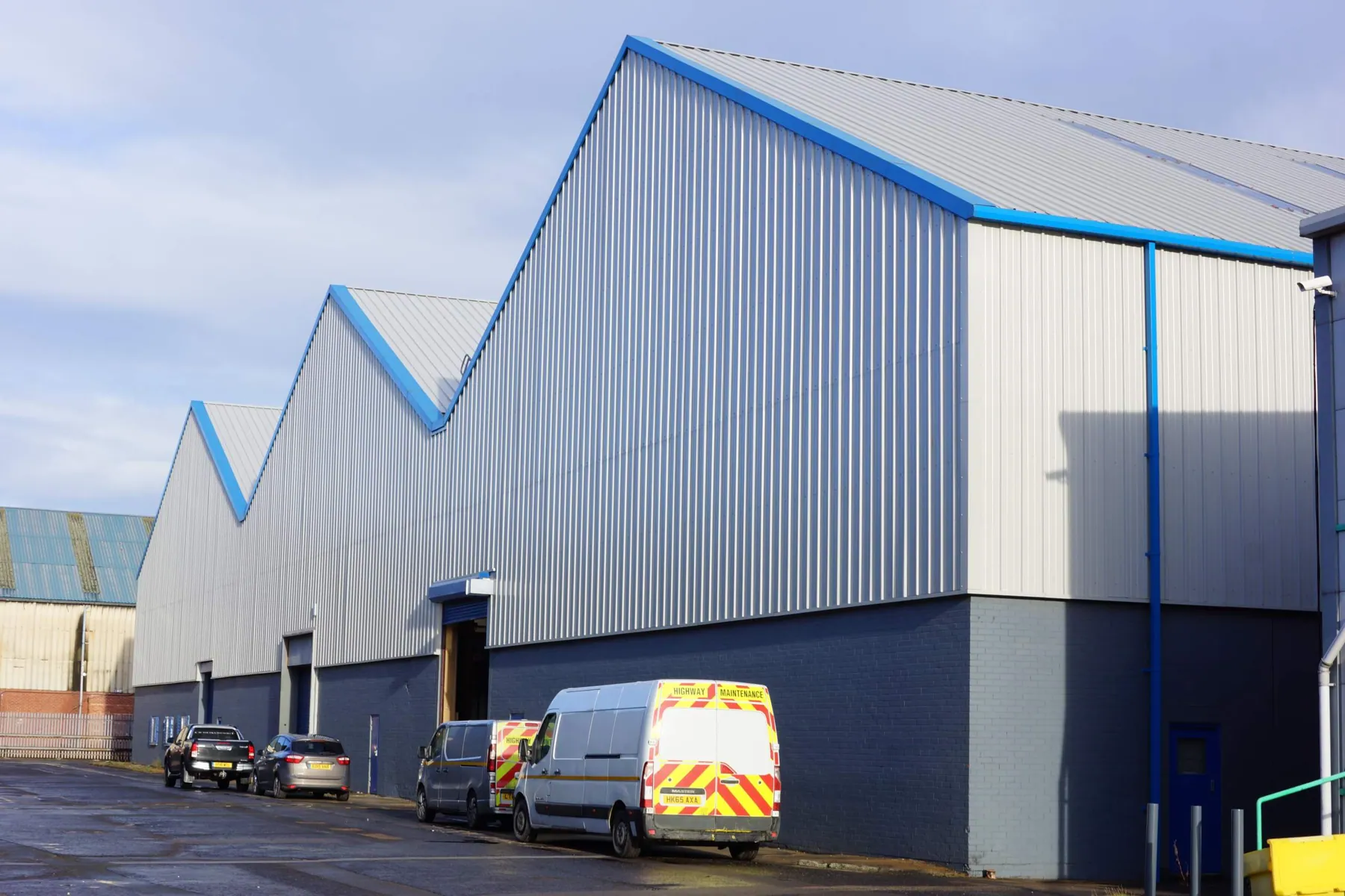 Warehouse Pit Infill and New Walls, Cross Green, completed