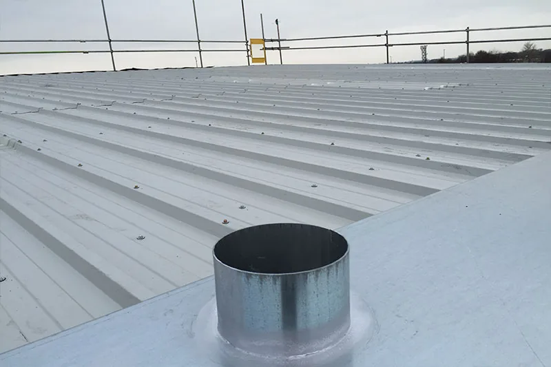 7,000 sq ft Warehouse Roof Replacement, Midland Road, Leeds, completed