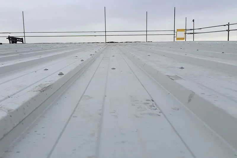 7,000 sq ft Warehouse Roof Replacement, Midland Road, Leeds, completed