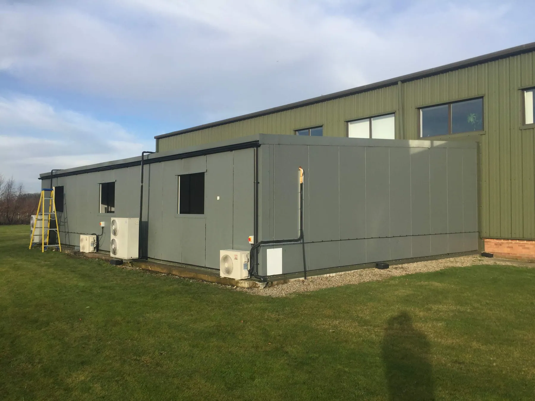 New Windows Cut into Composite Cladding, Wath, completed