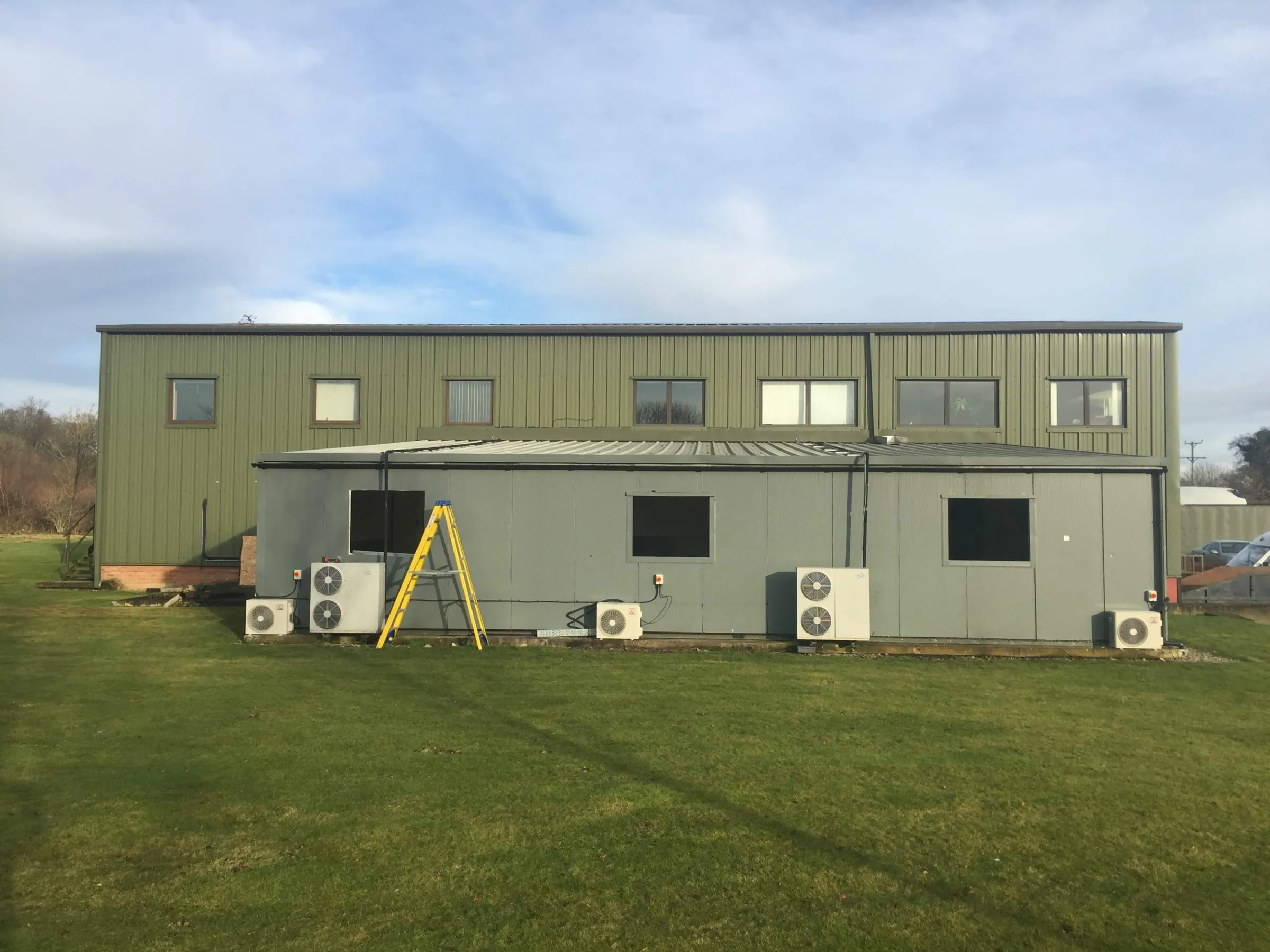 New Windows Cut into Composite Cladding, Wath